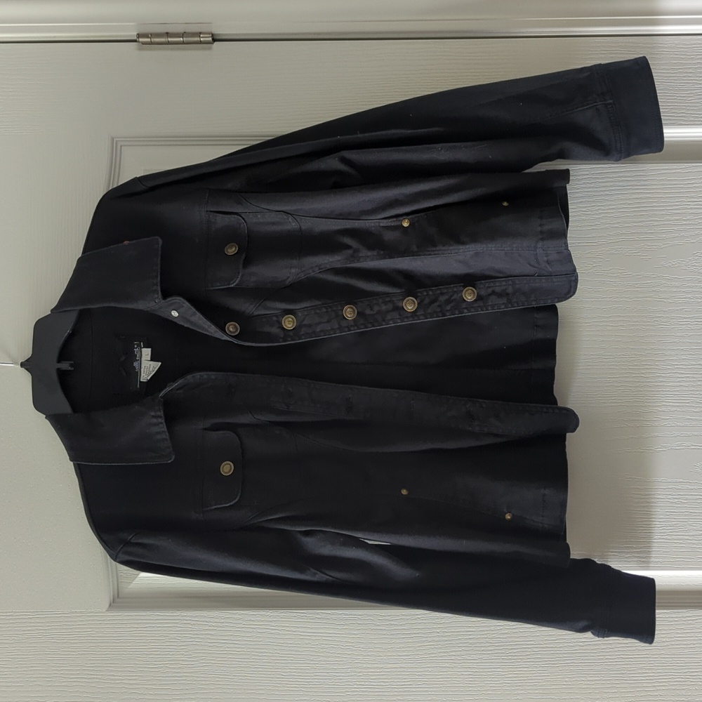Willi Smith Black Denim Jacket - Large